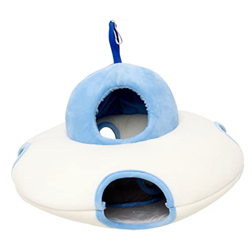 WOONEKY Hamster Nest UFO-förmige Hängematte Für Kleine Haustiere Warme Und Gemütliche Schlafumgebung Für Hamster Mäuse Und Andere Kleintiere WOONEKY Hamster Nest UFO-förmige Hängematte Für Kleine Haustiere Warme Und Gemütliche Schlafumgebung Für Hamster Mäuse Und Andere Kleintiere von WOONEKY