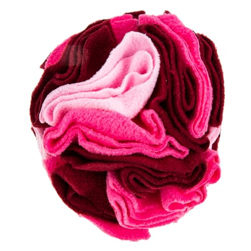 WOONEKY Pet Dog Sniff Ball Interaktives Futterspielzeug Für Hunde Fördert Langsames Fressen Langeweile Aus Strapazierfähigem Polar-Fleece Und Handlich Für Hunderassen Geeignet von WOONEKY