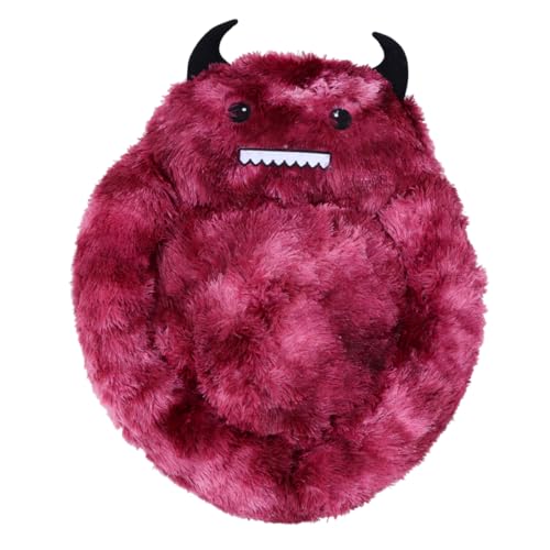 WOONEKY Fleece Kissen Pad Hunde Katze Isomatte Große Wein Rot Plüsch Haustier Nest Winter Warm Haustier Komfort WOONEKY Fleece Kissen Pad Hunde Katze Isomatte Große Wein Rot Plüsch Haustier Nest Winter Warm Haustier Komfort von WOONEKY