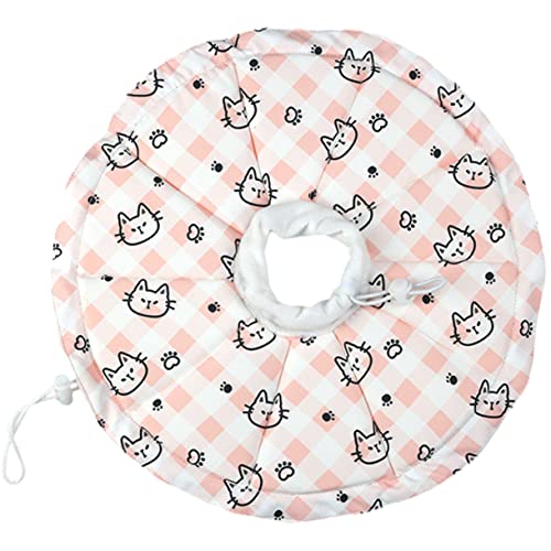 WOONEKY Elisabethanisches Kreishalsband Für Katzen Katzenhalsband Kätzchen Verstellbar Haustier-Hals-Accessoire von WOONEKY