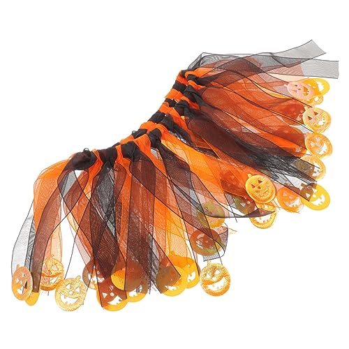 WOONEKY Gruseliger Katzenhalsbandschal Halloween-Kätzchenhalsbänder Stilvolles Haustierzubehör Dekoratives Katzenhalsband Polyesterhalsband für Haustiere von WOONEKY