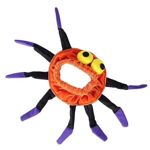 WOONEKY Halloween Haustier Kragen Dekoration Spinne Design Katze Kragen Haustier Outfits SDZ88 von WOONEKY
