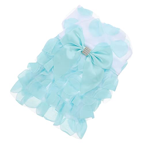 WOONEKY Haustier-hundekleid Mit Schleife Spitzenrock Modisches Kleid Für Hunde Und Katzen Für Besondere Anlässe WOONEKY Haustier-hundekleid Mit Schleife Spitzenrock Modisches Kleid Für Hunde Und Katzen Für Besondere Anlässe von WOONEKY