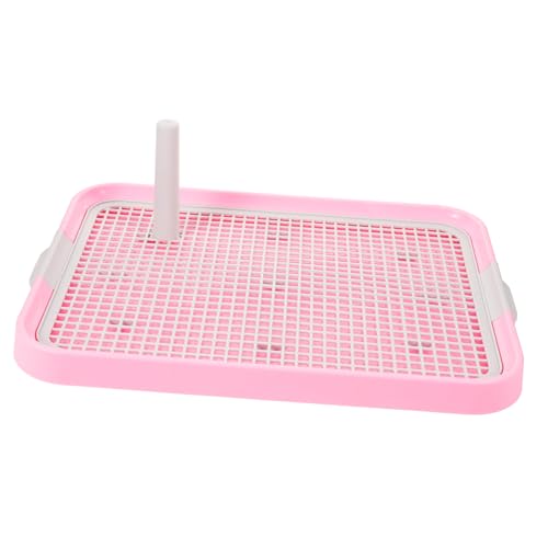 WOONEKY Haustiertoilette Tablett Für Welpenunterlagen Gitter Hundetoilette Mesh-hundetoilette Hund Gras Pad rutschfeste Hundetoilette Haustier Badezimmer Rosa Plastik WOONEKY Haustiertoilette Tablett Für Welpenunterlagen Gitter Hundetoilette Mesh-hundetoilette Hund Gras Pad rutschfeste Hundetoilette Haustier Badezimmer Rosa Plastik von WOONEKY
