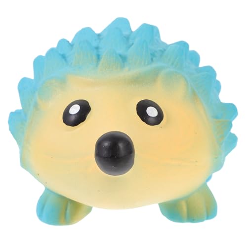 WOONEKY Hedgehog Quietschspielzeug für Hunde Bissfestes Kauspielzeug zur Zahnpflege und Beschäftigung Farbenfrohes für Kleine Hunde für Drinnen und Draußen von WOONEKY