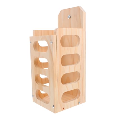 WOONEKY Holz Heuraufe für Kaninchen und Kleintiere Stabiler Futterspender mit Antiwaste Schüssel für Meerschweinchen und Chinchillas Platzsparendes Design für Käfige WOONEKY Holz Heuraufe für Kaninchen und Kleintiere Stabiler Futterspender mit Antiwaste Schüssel für Meerschweinchen und Chinchillas Platzsparendes Design für Käfige von WOONEKY