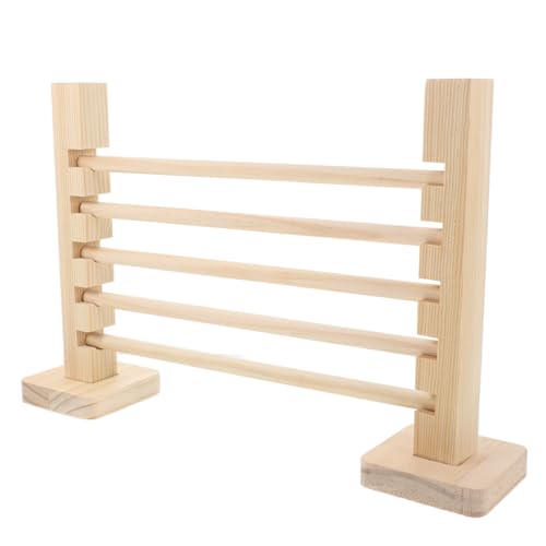 WOONEKY Holz Sprungstange Für Kaninchen Fitness-trainingsstange Für Kleintiere Hindernis-sprunggerät Für Hasen Einfach Zusammenbares Spielzeug Für Haustiere von WOONEKY