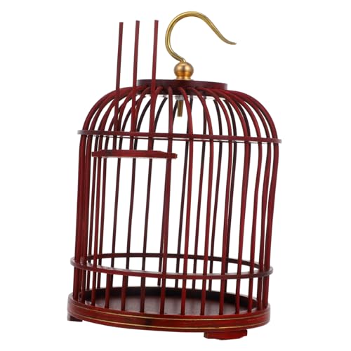 WOONEKY Holz Vogelkäfig Hängend Dome Form Kleintierkäfig Für Wellensittiche Meerschweinchen Hamster Sicher Geräumig Elegant Haustierkäfig Innenbereich WOONEKY Holz Vogelkäfig Hängend Dome Form Kleintierkäfig Für Wellensittiche Meerschweinchen Hamster Sicher Geräumig Elegant Haustierkäfig Innenbereich von WOONEKY