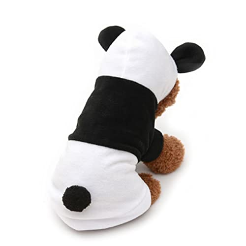 WOONEKY Hundemantel Panda Design Für Haustiere Winterkleidung Hundemantel XL Pet Puppy Hoodies Kleidung Mantel Zum Spazierengehen Joggen Outdoor-aktivitäten von WOONEKY