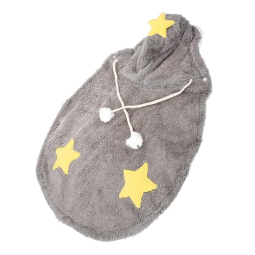 WOONEKY Hundebademantel Haustier Cloak Bequemer Und Supple Hundeschlafanzug Für Kleine Hunde Warme Kuschelige Robe Für Hunde Für Spielen Und Entspannen Sternmuster von WOONEKY
