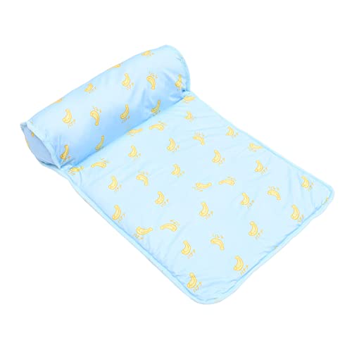 WOONEKY Hundekühlmatte für Sommer Selbstkühlendes Hundebett und Katzenkissen Atmungsaktives Rutschfestes Kühlpad für Haustiere Blau Klein von WOONEKY