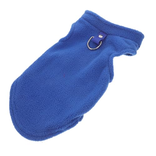 WOONEKY Hundeweste Für Winteraktivitäten Bequeme Und Warme Ärmellose Hundejacke Fleece Für Kleine Und Mittelgroße Hunde Für Drinnen Und Draußen Mit D- Für Leinenbefestigung von WOONEKY