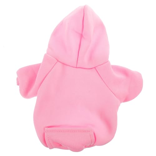 WOONEKY Hundepullover für Kleine Hunde mit Kapuze und Tasche Warmes Cartoon Hundekostüm Elastische Bündchen Bequem und Stylisch für und Outdoor Aktivitäten WOONEKY Hundepullover für Kleine Hunde mit Kapuze und Tasche Warmes Cartoon Hundekostüm Elastische Bündchen Bequem und Stylisch für und Outdoor Aktivitäten von WOONEKY