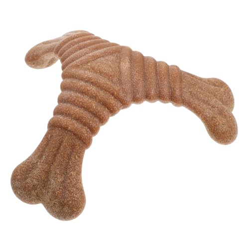 WOONEKY Hundespielzeug aus Holz für Welpen Interaktives Kauspielzeug zur Zahnpflege für Hunde Sicheres und Langlebiges Beißspielzeug für Gesunde Zähne und Spielerische Unterhaltung von WOONEKY