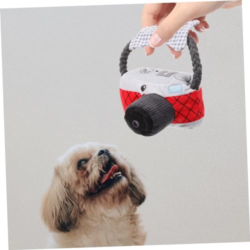WOONEKY Hundespielzeug zum Beißen Robustes Interaktives Quietschspielzeug für Welpen Zahnreinigend und Verschleißfest Sicherer Kauspielzeug für Spielerisches Training und Lange von WOONEKY