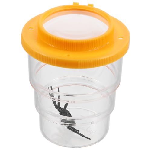WOONEKY Insekten Beobachtungsbox mit Lupe für Dreiteiliger Behälter zur Erkundung von Insekten Lernspielzeug für Natur und Wissenschaftsentdeckung Orangefarbenes Design WOONEKY Insekten Beobachtungsbox mit Lupe für Dreiteiliger Behälter zur Erkundung von Insekten Lernspielzeug für Natur und Wissenschaftsentdeckung Orangefarbenes Design von WOONEKY