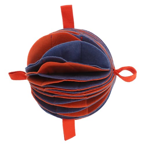 WOONEKY Interaktiver Hundeschnüffelball aus Robustem Material Langsam Fütterndes für Welpen Abriebfest und Beißfest Waschbar Fördert Beschäftigung und Langsames Fressen Geeignet für von WOONEKY