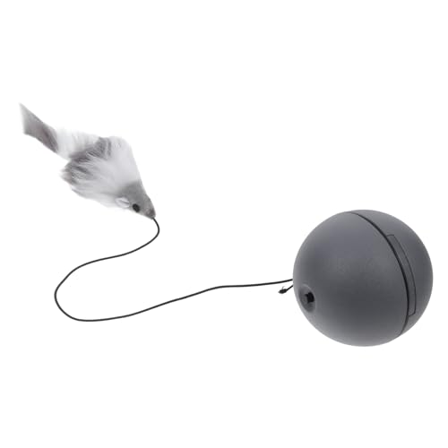 WOONEKY Elektrischer Katzenball Mit Maus-spielzeugfunktion Kautolerantes Design Aus Langlebigen Materialien Unvorhersehbares Durch Internen Motor Batteriebetrieben Für Interaktives Spielve von WOONEKY