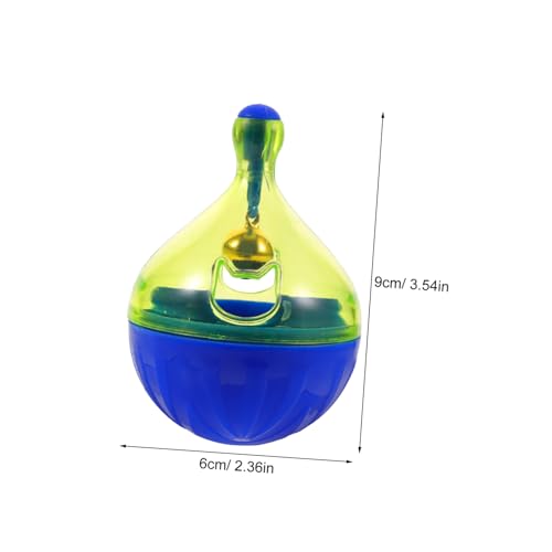 WOONEKY Interaktives Haustierspielzeug Unzerstörbarer Futterspender für Hunde und Katzen Langlebiger Langsamer Leckerli Dispenser mit Kippfigur Design zur Beschäftigung Zufällige Farbe WOONEKY Interaktives Haustierspielzeug Unzerstörbarer Futterspender für Hunde und Katzen Langlebiger Langsamer Leckerli Dispenser mit Kippfigur Design zur Beschäftigung Zufällige Farbe von WOONEKY