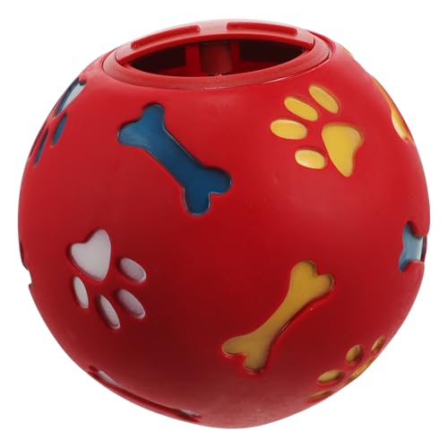 WOONEKY Interaktives Hundespielzeug Kauspielzeug Ball aus Langlebigem TPR Verstellbarer Leckerli Ausgabe Zahnreinigend und Beißfest Geeignet für Training und Beschäftigung Zufällige Farbe WOONEKY Interaktives Hundespielzeug Kauspielzeug Ball aus Langlebigem TPR Verstellbarer Leckerli Ausgabe Zahnreinigend und Beißfest Geeignet für Training und Beschäftigung Zufällige Farbe von WOONEKY