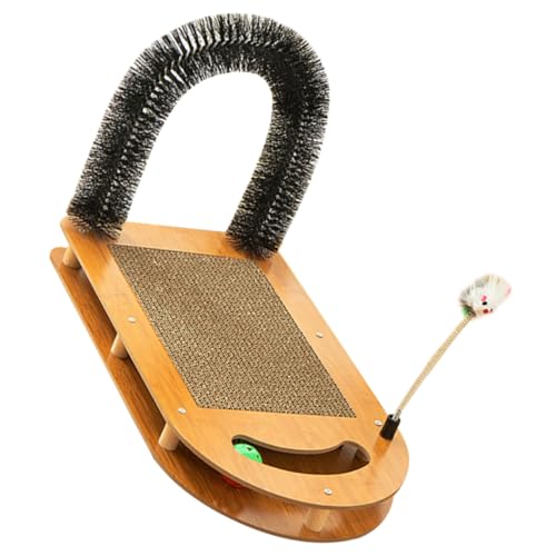 WOONEKY Kätzchenkratzer Wiederverwendbarer Katzenkratzer Runder Katzenkratzer Kratzbrett Für Katzen Katzenbedarf Spielzeug Für Haustiere Kratzbaum Für Teppiche Katzenkratzturm Hölzern WOONEKY Kätzchenkratzer Wiederverwendbarer Katzenkratzer Runder Katzenkratzer Kratzbrett Für Katzen Katzenbedarf Spielzeug Für Haustiere Kratzbaum Für Teppiche Katzenkratzturm Hölzern von WOONEKY