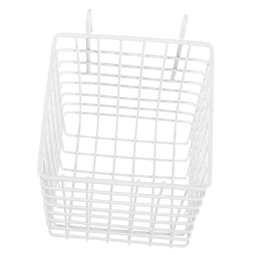 WOONEKY Kaninchen Heuraufe Hängender Halter Kaninchenversorgung Metallgestell Futtermeerschweinchen Kaninchenfutter Für Käfige Futterhäuschen Für Kaninchen Hasenfutter Schmiedeeisen Weiß von WOONEKY