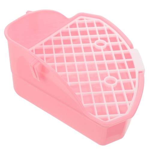 WOONEKY Kasten Haustier Töpfchen Käfig Ratte Wurf Toilette Kaninchen Hamster Haustiere Kleintierstreu Haustierstreubecken Haustiertöpfchen Aus Kunststoff Plastik Rosa WOONEKY Kasten Haustier Töpfchen Käfig Ratte Wurf Toilette Kaninchen Hamster Haustiere Kleintierstreu Haustierstreubecken Haustiertöpfchen Aus Kunststoff Plastik Rosa von WOONEKY
