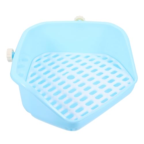 WOONEKY Haustier-toilettentraining Töpfchen Katzentoilette Kleintiertoilette Für Meerschweinchen Hamster Hase Ratte Chinchilla von WOONEKY