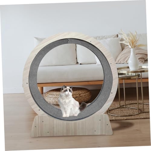 WOONEKY Katze Laufmatte Rutschfestes Ersatzpad für Katzenlaufband Geräuscharm Strapazierfähiges Fitnessmatten Kratzfest Zuschneidbar Langlebig für Indoor Katzenlaufgerät von WOONEKY