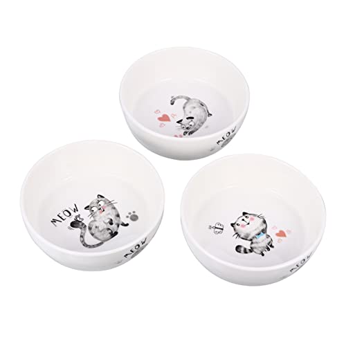 WOONEKY Eleganter Katzennapf Aus Keramik Für Tierfutter Und Wasser Napf Für Kätzchen Und Welpen Mit Basis WOONEKY Eleganter Katzennapf Aus Keramik Für Tierfutter Und Wasser Napf Für Kätzchen Und Welpen Mit Basis von WOONEKY