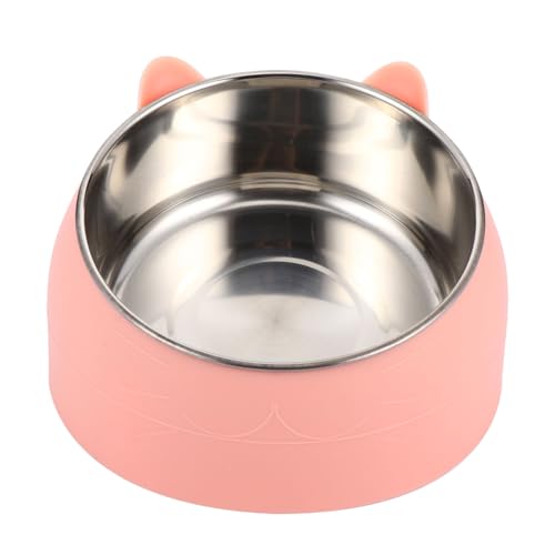 WOONEKY Erhöhter Halssicherer Futternapf Für Katzen Geneigter Futternapf 400 Ml Edelstahl Geeignet Für Trocken- Und Nassfutter WOONEKY Erhöhter Halssicherer Futternapf Für Katzen Geneigter Futternapf 400 Ml Edelstahl Geeignet Für Trocken- Und Nassfutter von WOONEKY