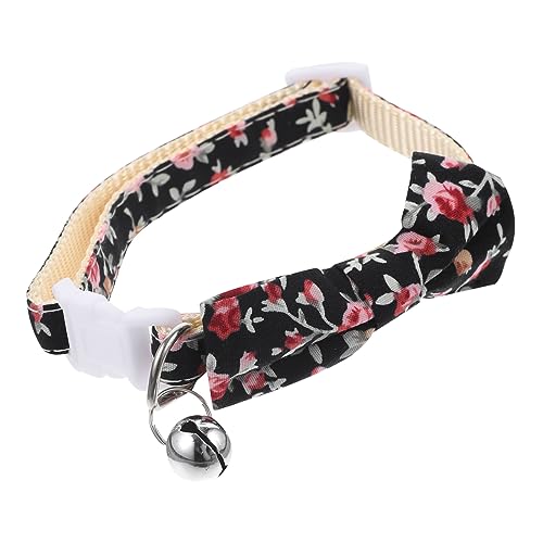 WOONEKY Hübsches Kätzchenhalsband mit Glöckchen verstellbares Katzenhalsband für Partys Weihnachten und Hochzeiten WOONEKY Hübsches Kätzchenhalsband mit Glöckchen verstellbares Katzenhalsband für Partys Weihnachten und Hochzeiten von WOONEKY