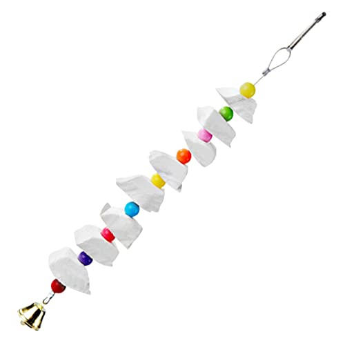 WOONEKY Teething Toy Für Vögel Tragbares Calcium Ergänzungs-Spielzeug Aus Cuttlebone Für Sittiche Und Papageien Zur Zahnpflege Und Beschäftigung Im Käfig von WOONEKY