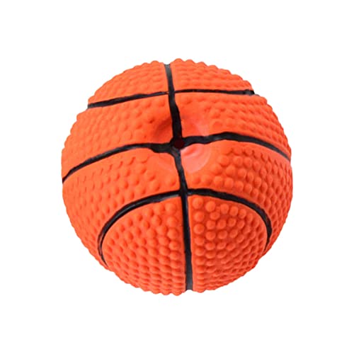 WOONEKY Quietschende Hund Kauspielzeug Ball Für Backenzahn Reinigung Haustierbedarf Beißen Spielzeug Latex Hund Knirschen Zähne Spielzeug von WOONEKY