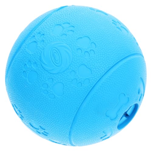 WOONEKY Leckerli-Spender Hundespielzeug Haustier-Spielball interaktives Hundespielzeug blau professionelles Verhaltenstrainingshilfsmittel WOONEKY Leckerli-Spender Hundespielzeug Haustier-Spielball interaktives Hundespielzeug blau professionelles Verhaltenstrainingshilfsmittel von WOONEKY