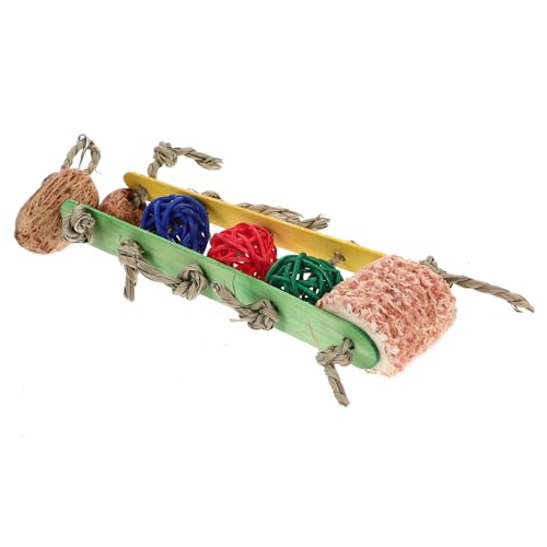 WOONEKY Kauspielzeug für Vögel natürliches Holz Papageienspielzeug Sittiche Nymphensittiche Spielzeug lustiges Kauspielzeug zum Aufhängen für Ziervögel WOONEKY Kauspielzeug für Vögel natürliches Holz Papageienspielzeug Sittiche Nymphensittiche Spielzeug lustiges Kauspielzeug zum Aufhängen für Ziervögel von WOONEKY