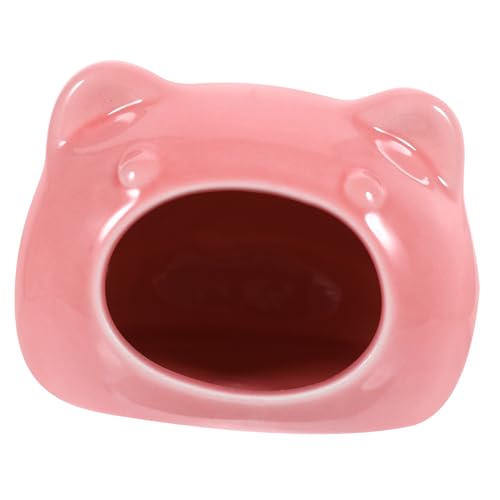 WOONEKY Keramik Hamsterversteck Kühlendes Versteck Sommer Schlafhaus für Kleintiere Robust Pflegeleicht Rosa Klein WOONEKY Keramik Hamsterversteck Kühlendes Versteck Sommer Schlafhaus für Kleintiere Robust Pflegeleicht Rosa Klein von WOONEKY