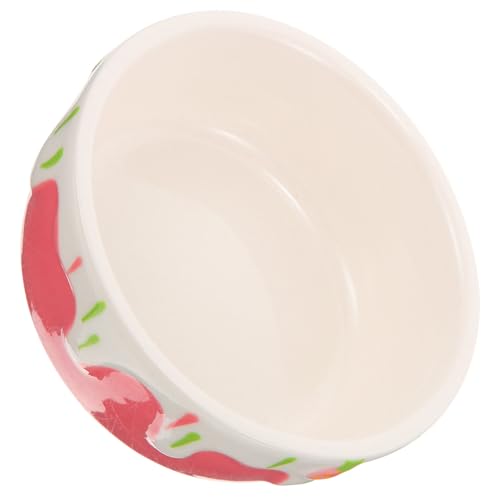 WOONEKY Keramischer Hamster Futternapf für Meerschweinchen und Kleintiere Rutschfester Futterbehälter mit Weichem Design für Futter und Wasser Klein WOONEKY Keramischer Hamster Futternapf für Meerschweinchen und Kleintiere Rutschfester Futterbehälter mit Weichem Design für Futter und Wasser Klein von WOONEKY
