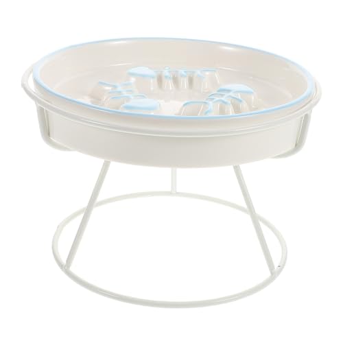 WOONEKY Keramischer Langsamfutterspender zur Vermeidung von Würgen Hohe Futter und Wasserschüssel für Kleine Haustiere Ergonomisches Design für Angenehmes Fressen WOONEKY Keramischer Langsamfutterspender zur Vermeidung von Würgen Hohe Futter und Wasserschüssel für Kleine Haustiere Ergonomisches Design für Angenehmes Fressen von WOONEKY