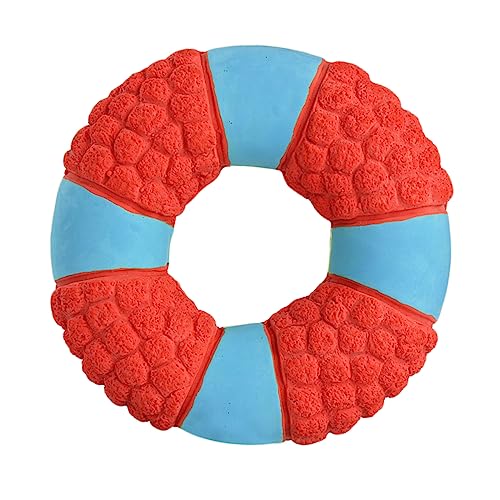 WOONEKY Hundebeißspielzeug Rettungsring Kauspielzeug Soundspielzeug für Welpen rotes Beißspielzeug Greifspielzeug Spielspielzeug sicher für Haustiere WOONEKY Hundebeißspielzeug Rettungsring Kauspielzeug Soundspielzeug für Welpen rotes Beißspielzeug Greifspielzeug Spielspielzeug sicher für Haustiere von WOONEKY