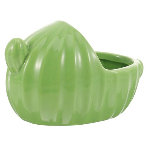 WOONEKY Kleine Keramische Hamsterbadewanne Sandbadbox für Kleintiere als Badezimmerzubehör für Hamster Chinchillas und Andere Haustiere Grünen Badewanne WOONEKY Kleine Keramische Hamsterbadewanne Sandbadbox für Kleintiere als Badezimmerzubehör für Hamster Chinchillas und Andere Haustiere Grünen Badewanne von WOONEKY