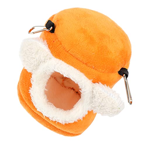 WOONEKY Kleintier Kuschelhöhle Warmes Hamsterhaus Winter Nest Baumwolle Haustierbett für Hamster Meerschweinchen Eichhörnchen Kompakte Dickes Material Komfortable Schlafhöhle von WOONEKY