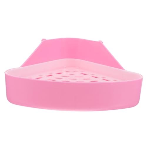 WOONEKY Kleintier Toilette Dreieckig für Kaninchen Meerschweinchen Hamster Robustes Leichtes Pet Potty Trainer Langlebiges Einstellbares Haustier Wc für Innen und Außen Gebrauch von WOONEKY