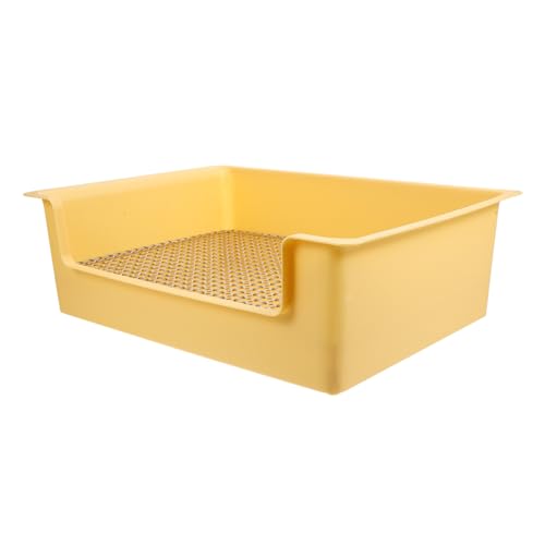 WOONEKY Kleintier Toilette aus Langlebigem rutschfeste Meerschweinchen Toilettenschale Sicherer Kaninchen und Hamster Trainingslitter für Kleine Nager Geeignet für Zwergkaninchen und von WOONEKY