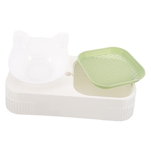WOONEKY Cat Grass Planter Multifunktionale Katzengras Und Wasserschüssel Soilless Hydroponic Pet Feeder Leicht Zu Reinigende Futterstation Für Katzen Und Kleintiere von WOONEKY