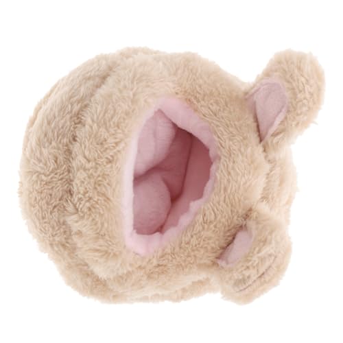 WOONEKY Kuschelhöhle für Kleintiere Warmes und Sicheres Bett für Hamster Meerschweinchen Chinchillas und Zuckersäugetiere Gemütlicher Rückzugsort Leicht zu Reinigen für Käfig von WOONEKY