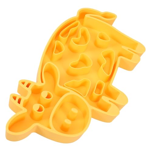 WOONEKY Langsamer Futternapf für Hunde und Katzen rutschfest mit Großer Kapazität aus Bruchsicherem Wiederverwendbarem Schützt vor Verschlucken Sanft zu Schnauze Leicht zu Reinigen von WOONEKY