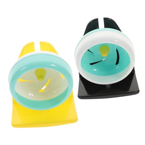 WOONEKY Übungsspielzeug Für Kleintiere Hamster-laufrad Leise Rollen Für Meerschweinchen Eichhörnchen Zufällige Farbe WOONEKY Übungsspielzeug Für Kleintiere Hamster-laufrad Leise Rollen Für Meerschweinchen Eichhörnchen Zufällige Farbe von WOONEKY