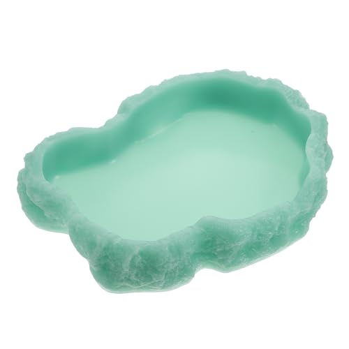 WOONEKY Luminous Reptiliennapf für Schildkröten Leuchtende Futter und Wasserschale Futterschale für Terrarien Praktische Fütterungs und Trinklösung für Reptilien Geeignet für Tägliche von WOONEKY