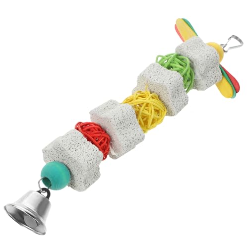 WOONEKY Nymphensittich Kauspielzeug Vogelkäfig Zubehör Papagei Hängespielzeug Vogel Zerkleinern Papagei Käfig Spielzeug WOONEKY Nymphensittich Kauspielzeug Vogelkäfig Zubehör Papagei Hängespielzeug Vogel Zerkleinern Papagei Käfig Spielzeug von WOONEKY